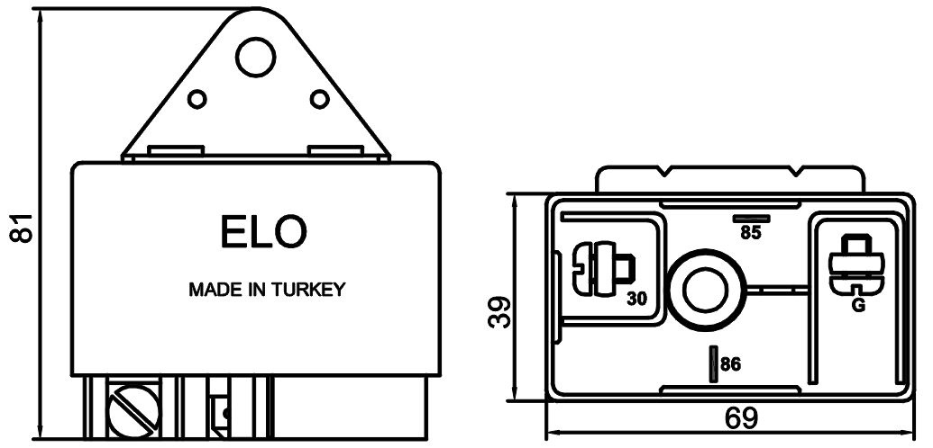 Terminal Yapısı ve Boyutlar